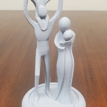 4 Person Family Statue